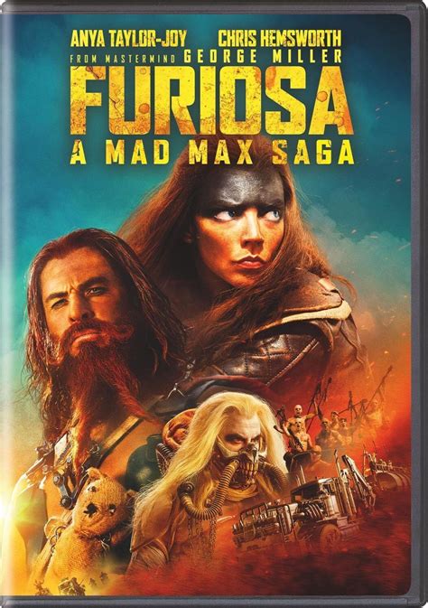 Furiosa: A Mad Max Saga DVD Release Date August 13, 2024.